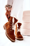 Boty Trapper Zateplené Camel Nelby