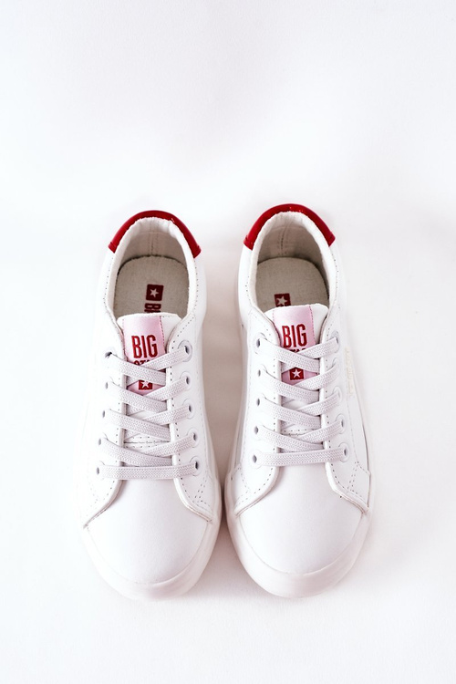 Dětské Kožené Tenisky BIG STAR DD374134 Bílé