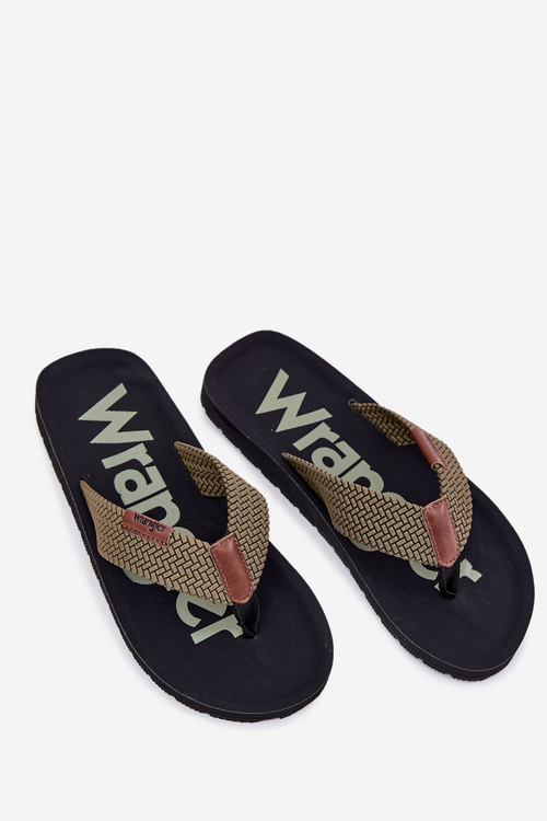 Pánske šľapky WRANGLER ZANE FLIPFLOP MEN LOW 20251044.20251044.57B Zelené