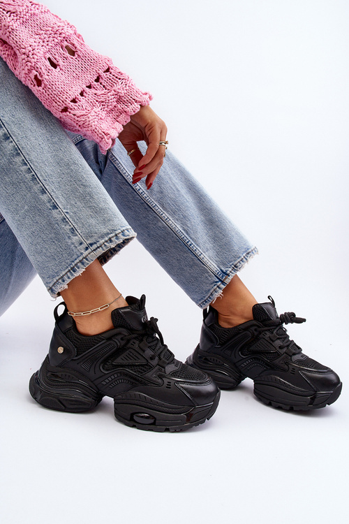 Tenisky na masivní podešvi GOE NN2N4045 černé