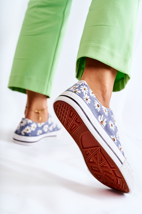 Nízke dámske modré tenisky Janey