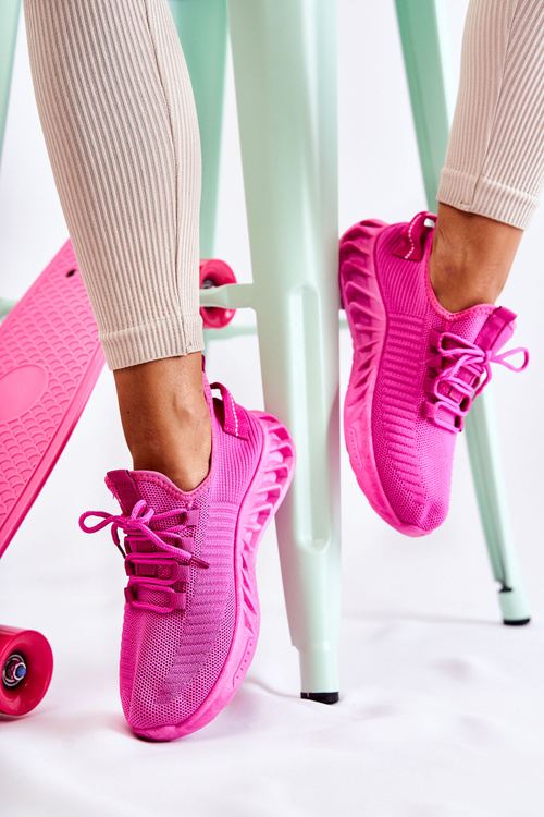 Dámské boty ze sportovního materiálu růžový Lenney
