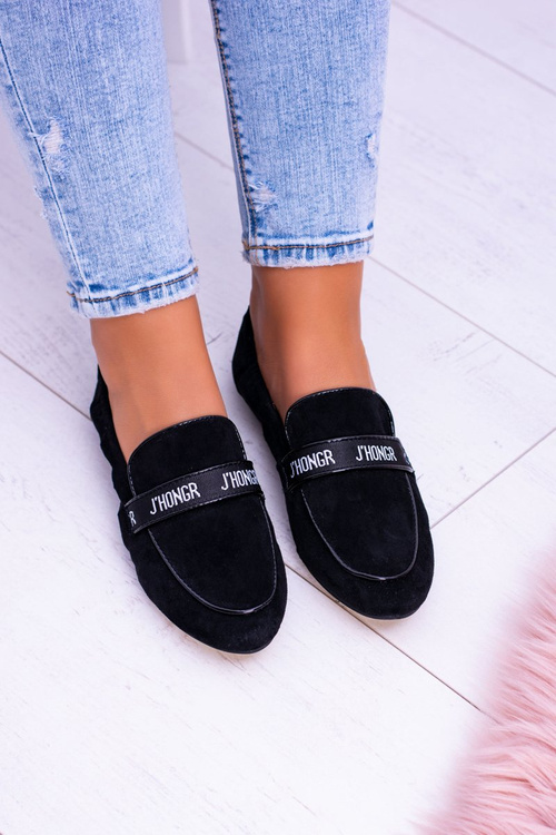 Mokasíny černé ženy Lu Boo Horten