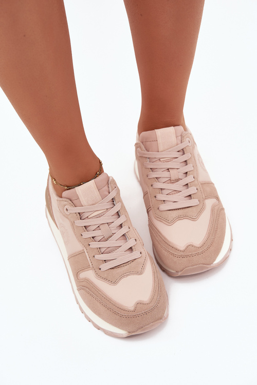 Dámské Kožené Tenisky Big Star OO274521 HI-POLY SYSTEM Nude