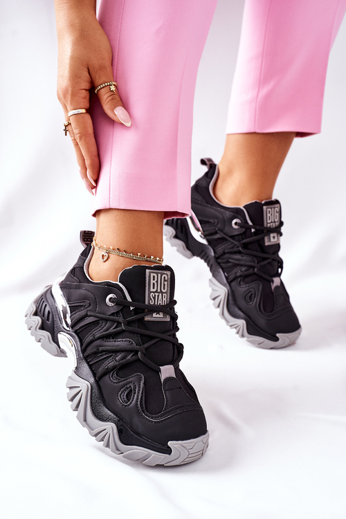 Dámska športová topánka Pamäť pamäť Penu veľká hviezda II274089 čierna