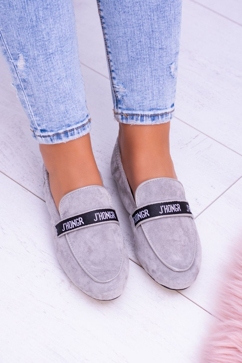 Ženské šedé mokasíny Lu Boo Horten