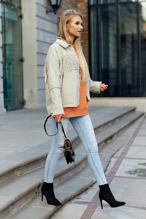 Dámské Kozačky S Ponožkou Na Vysokém Podpatku Černé Last Night