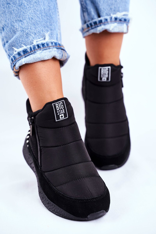 Dámske mládežnícke topánky Big Star Black GG274470