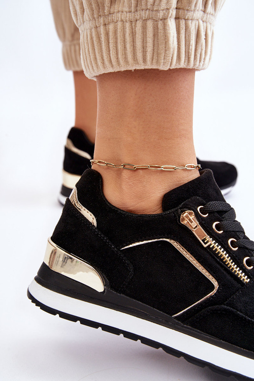 Suede Športové topánky na platforme Black Riverside Platform