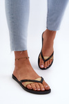 Pohodlné flip -flops Big Star LL274800 Black