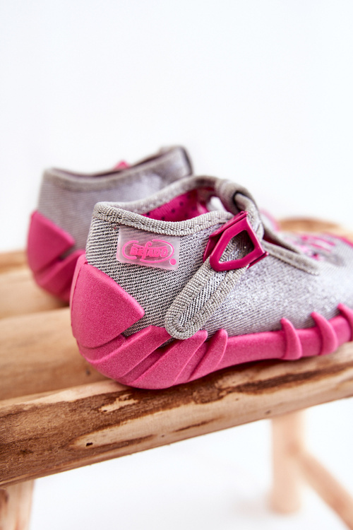 PAPCI topánky Befado Elephants 110n454 Gray-ružové