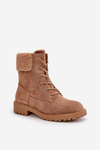 Dámské podšité pracovní boty na zip hnědé Mivael