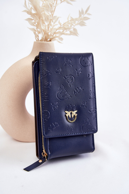 Módna peňaženka 2in1 s Navy Blue Savano