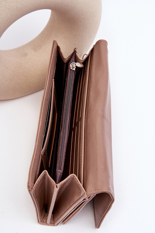 Dámska peňaženka pripevnená béžovým magnetom Harle