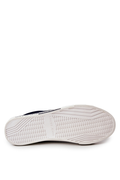 Módní klasické tenisky Cross Jeans JJ1R4028C námořnická modrá