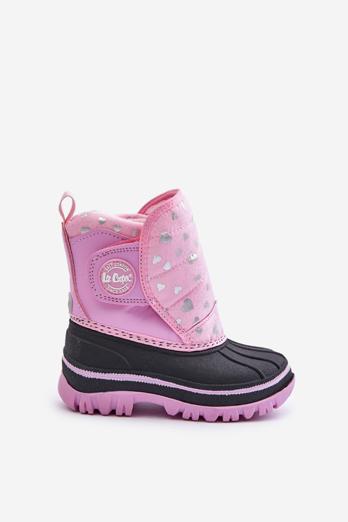 Detské Snežnice Na Suchý Zips Ružové Lee Cooper LCJ-24-44-2863K