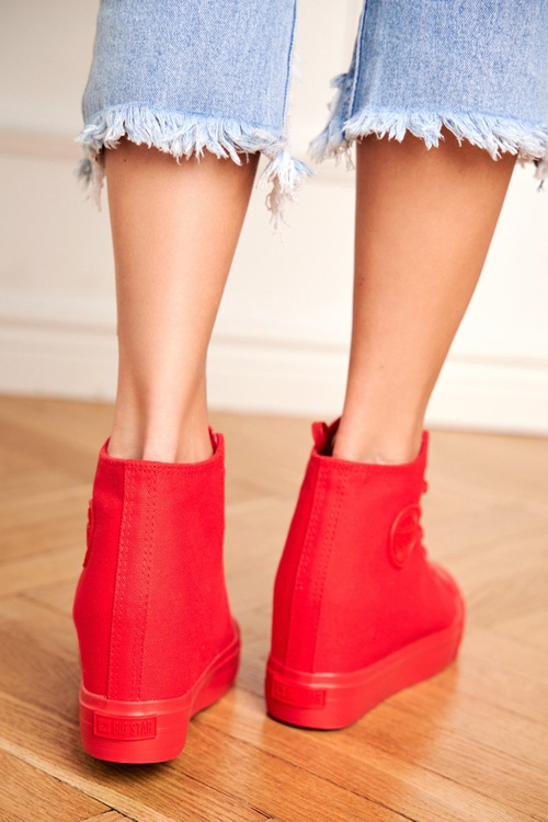 Dámská Obuv Sneakers Big Star Červená FF274A193