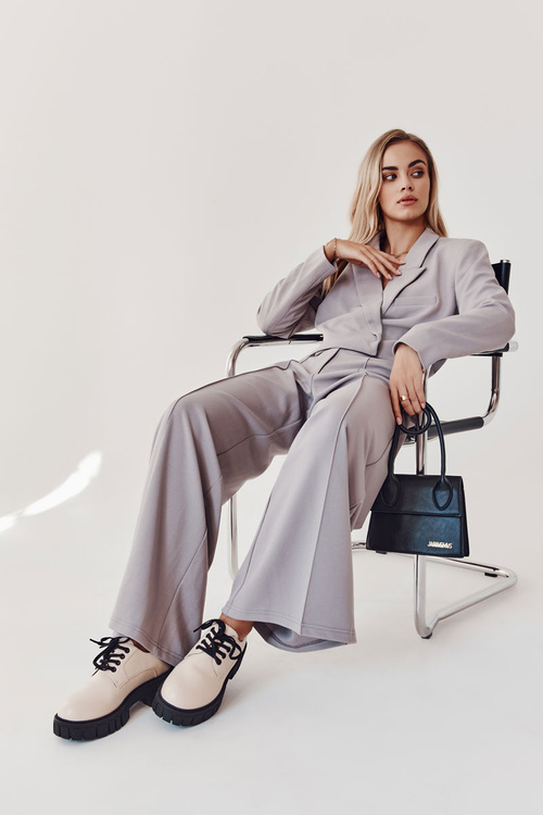 Módní Kůže boty La.Fi 210013BE-PU Béžová