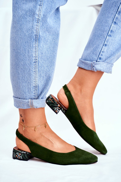 Maciejka Green Ballerinas 04482-09