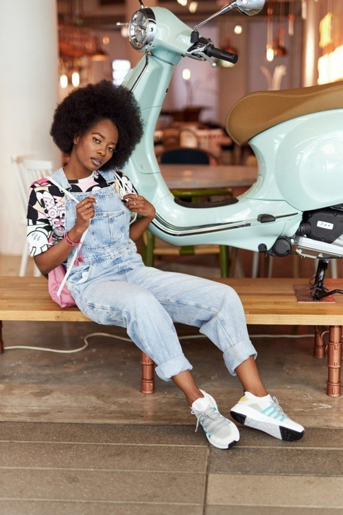 Dámské Tenisky Memory Foam Big Star HH274531 Bile-Sedé