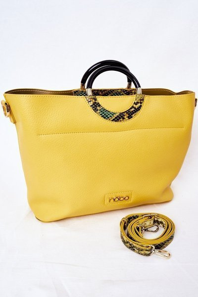 Kabelka Shopper NOBO K3520 Žlutá