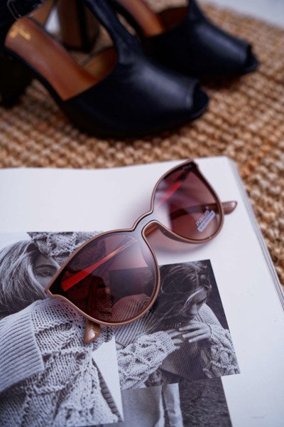 Matné kávové slnečné okuliare Prius PR-V41