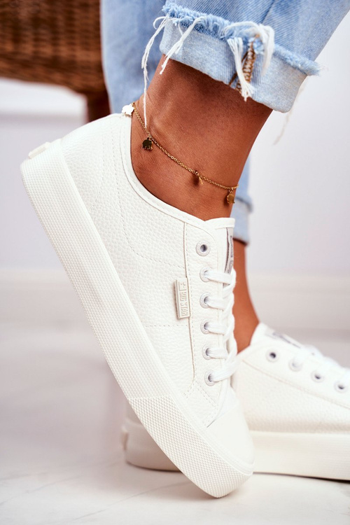 Dámske kožené tenisky Big Star White GG274098