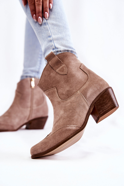 Dámské Kotníkové boty Spitz Lewski Shoes 3236 Cappucino