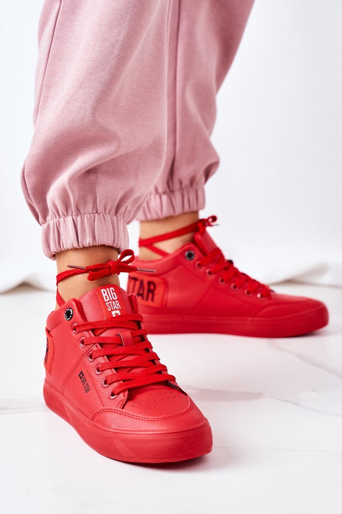 Dámska izolovaná športová topánka veľká hviezda EE274354 červená