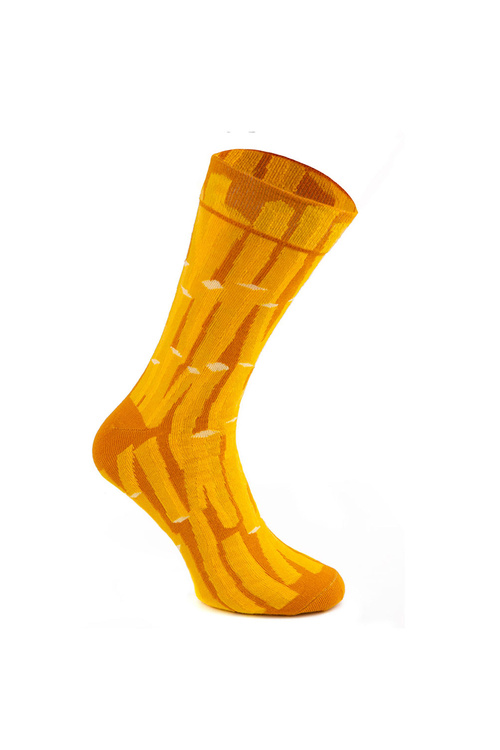 Rainbow Socks Takeaway Burger Fries 4 páry