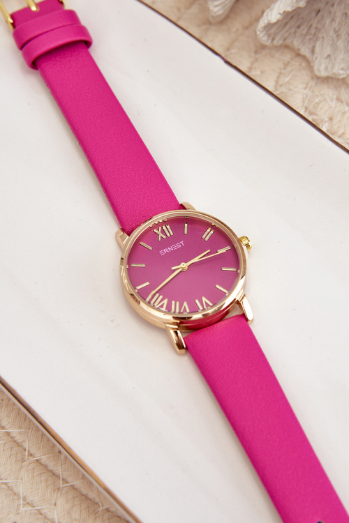 Dámské Fuksiové Hodinky Ernest E97316