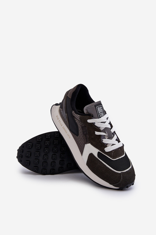 Sportovní pánské tenisky s paměťovou pěnou Memory Foam System Big Star NN174347 Černé