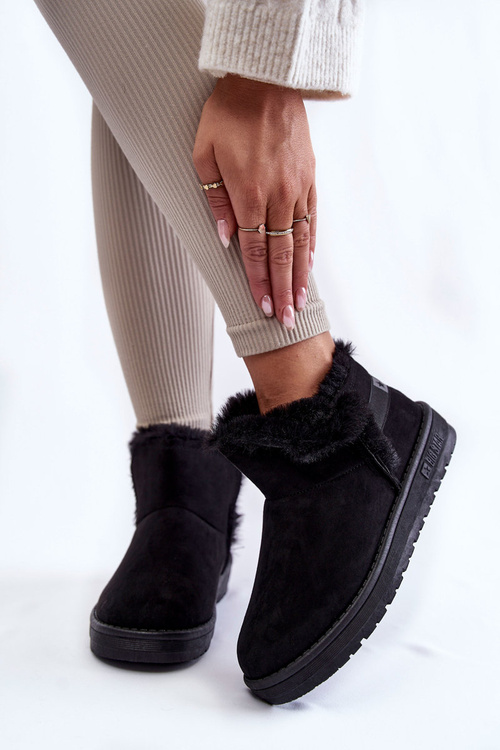 Dámské boty do sněhu Big Star KK274622 Černé