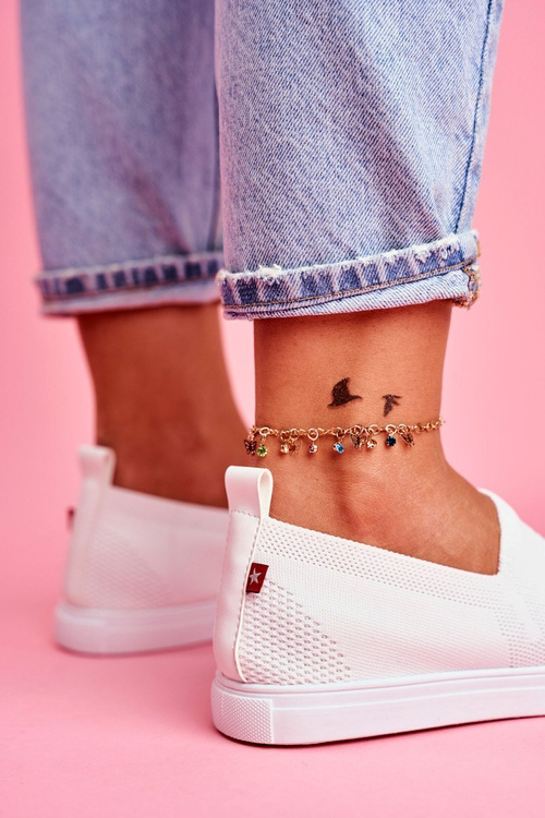 Dámské Tenisky Slip-on Big Star Bílé FF274A608