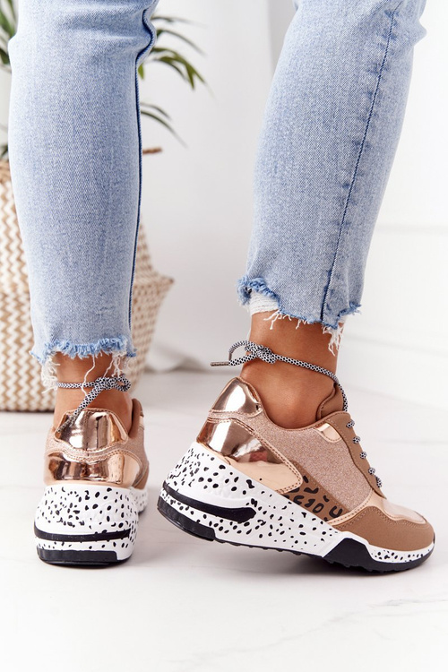 Dámské Klínové Boty Sneakersy Champagne Avery