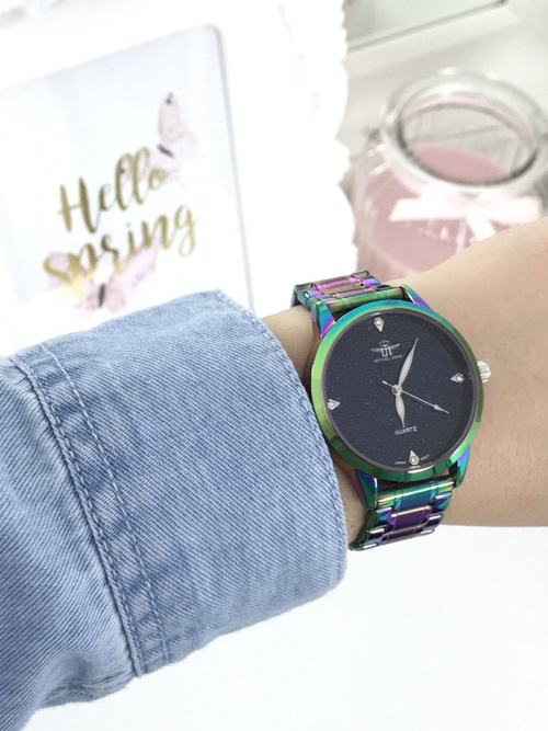 Dámske hodinky Michael John Yves Multicolor Benoline