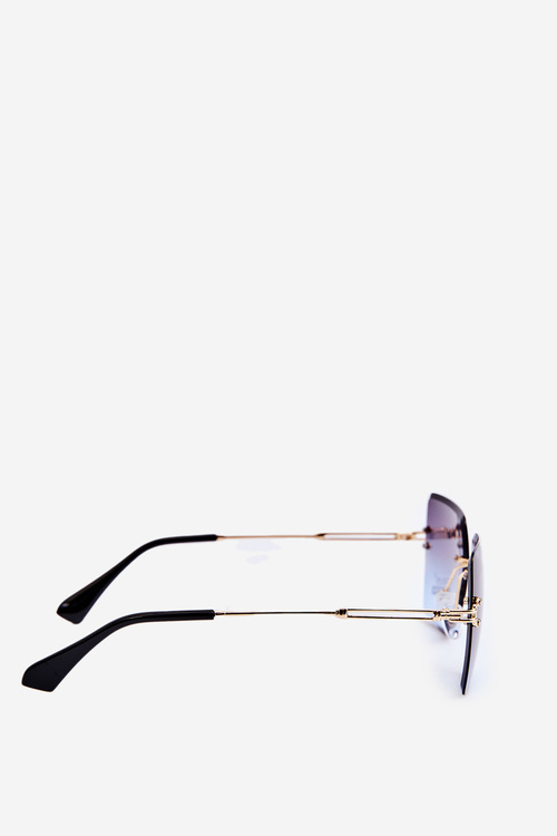 Dámske Slnečné Okuliare S Tónovanými Sklami UV400 Zlatisto-Modré