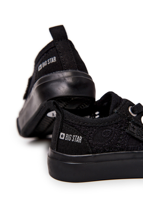 Prolamované Tenisky Big Star JJ374019 Černé