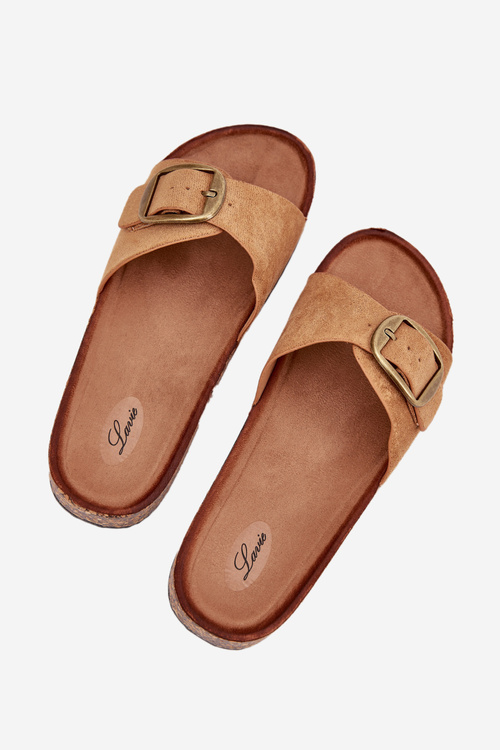 Dámske Sandále S Prackou Na Korkovej Platforme Camel Zavira