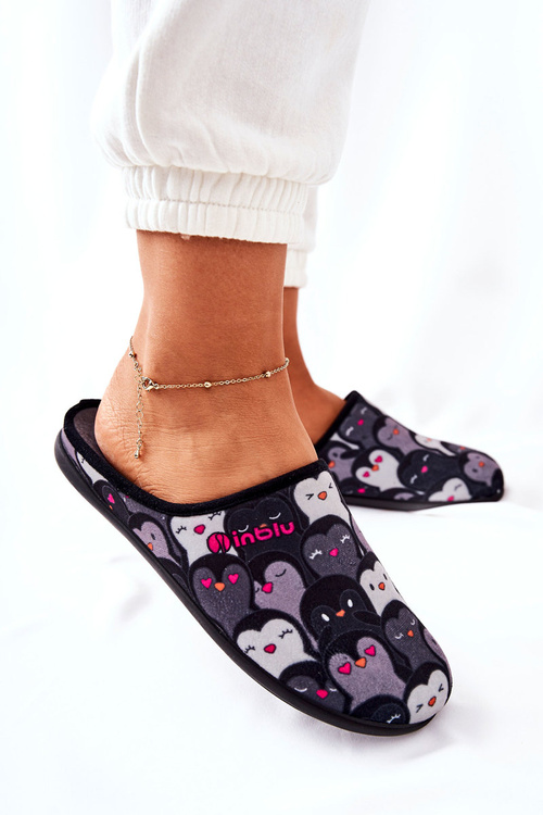 Papcie befado pingwinki 155d202 čierny