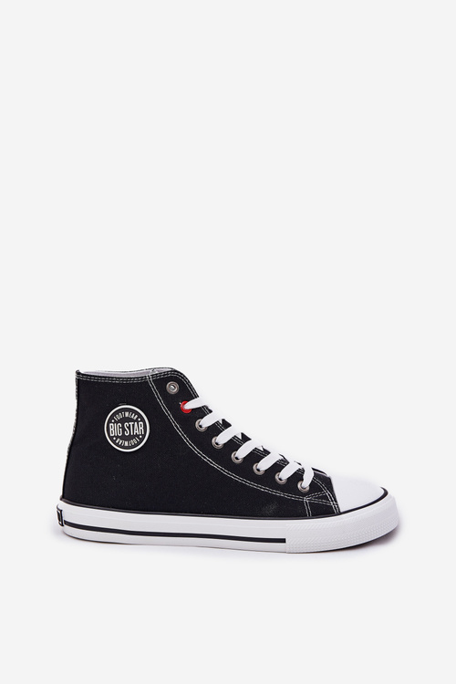 Textilné Pánske Tenisky Big Star NN174304 HI-POLY SYSTEM Čierne