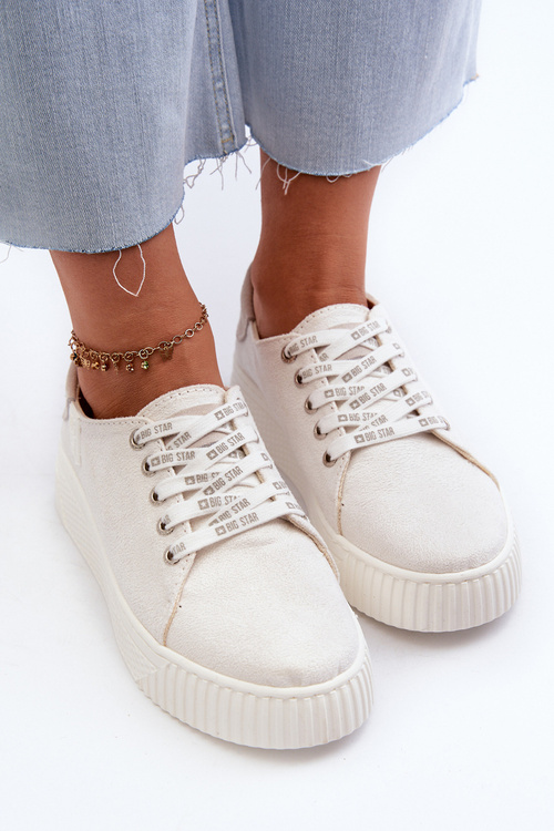 Dámské tenisky MEMORY FOAM SYSTEM BIG STAR NN276001 Bílé