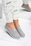 Little Sugar Lace Grey Lace Dámske baleríny
