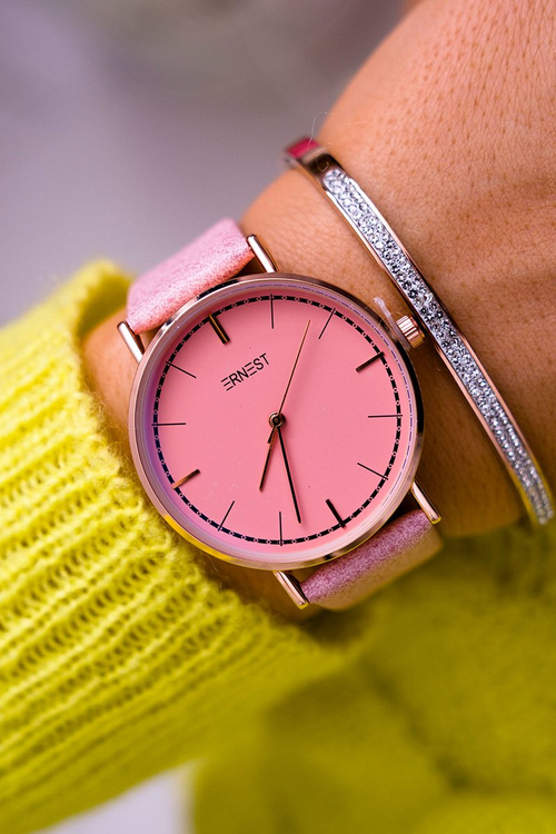 Dámske hodinky Ernest Pink Belven