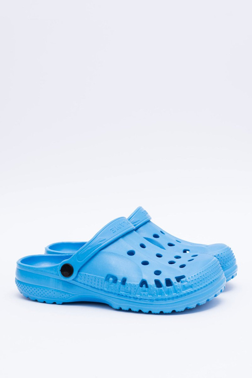 Dámska penová flip -flops eva modrá