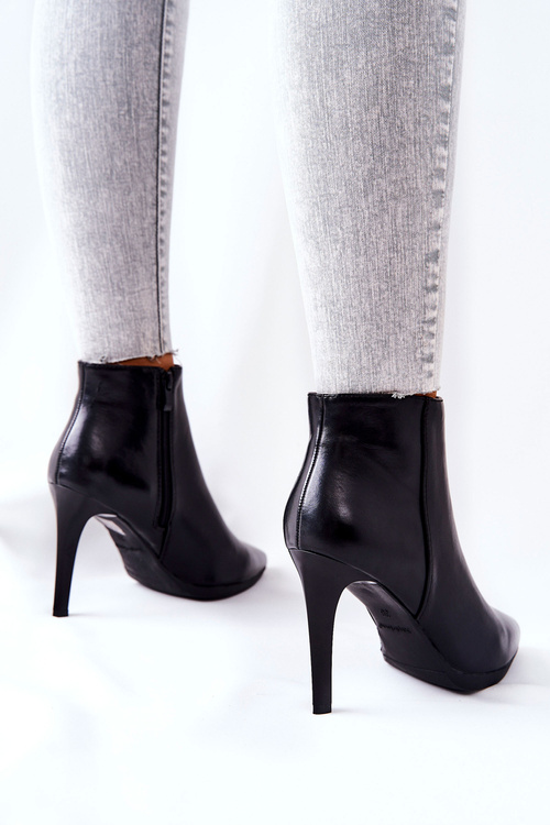 Dámské Kotníkové Boty Na Podpatku Sergio Leone BT501