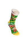 Rainbow Socks Pizza 4 páry Havajský italský vegetarián