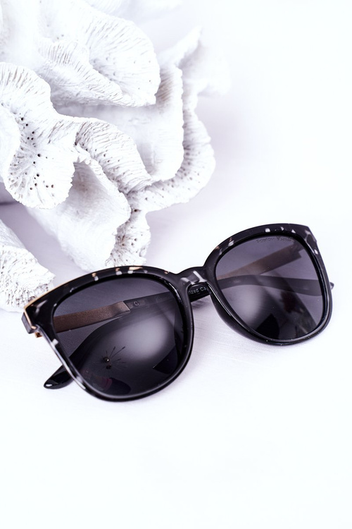 Dámské Sluneční Polarizované Brýle Mramorované Černé