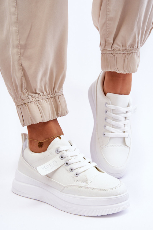 Klasické dámske biele športové topánky Ronesha