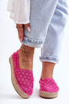 Dámska milenec Espadrilles Pink One